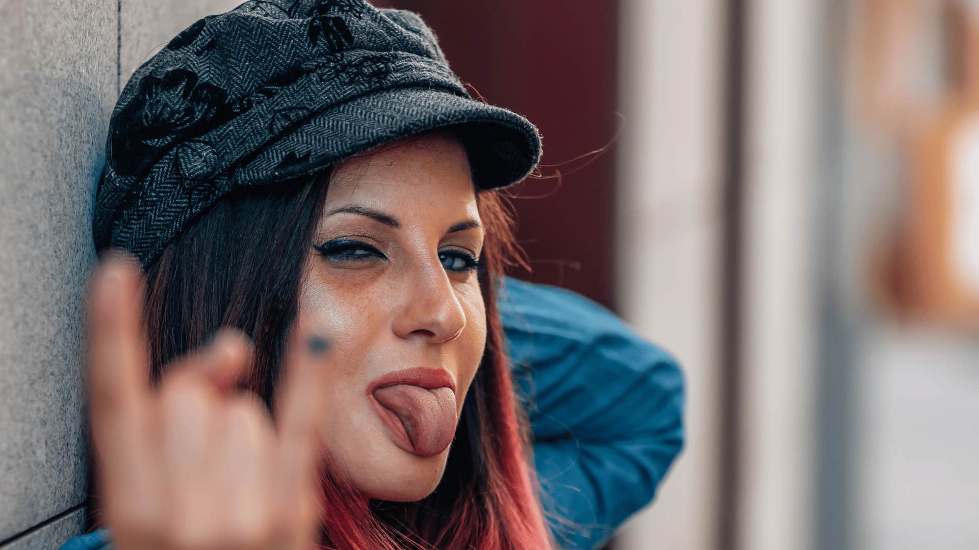 free-spirited woman rejecting being the peacemaker