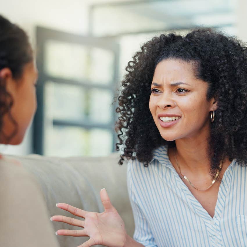 emotionally immature mom acting superior yelling at daughter