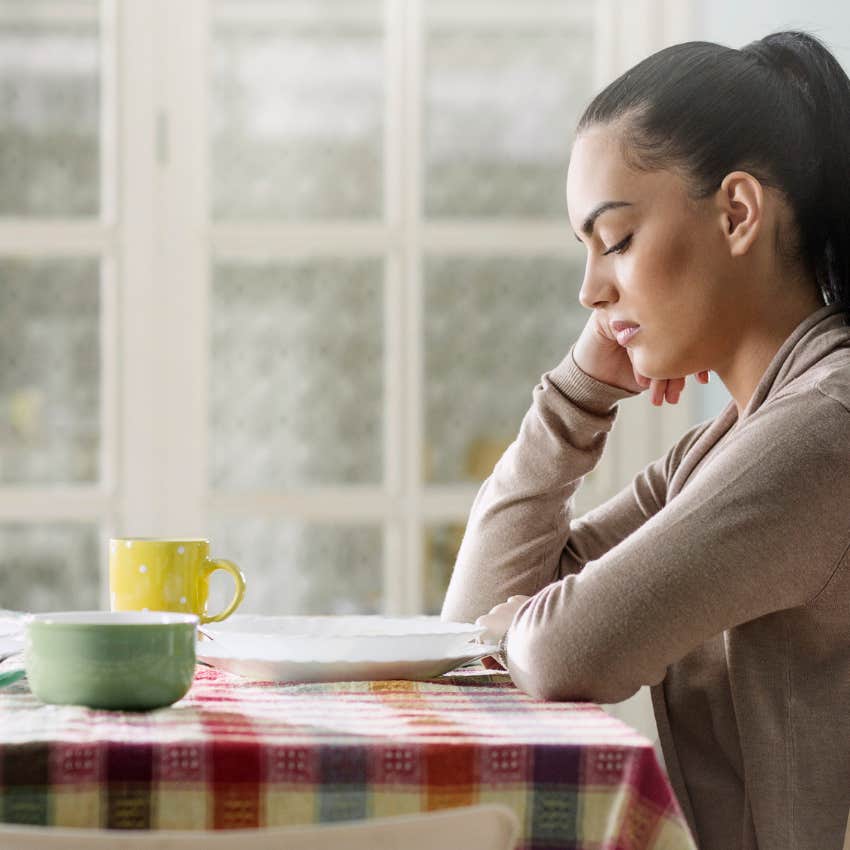 woman with good judgment considering connections with her past