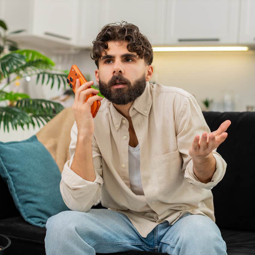 man on the phone saying what are you gonna do for me