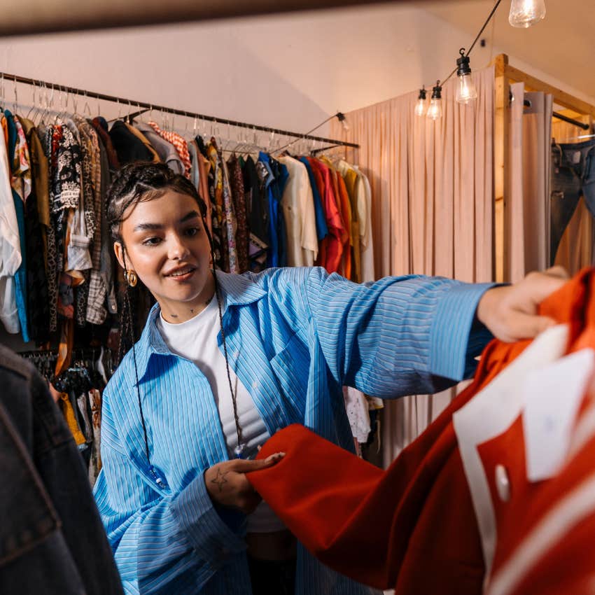 gen z woman drawn to vintage physical comfort