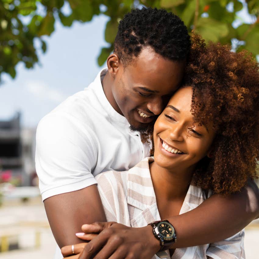 man respects his wife and tells people he feels lucky to have his wife