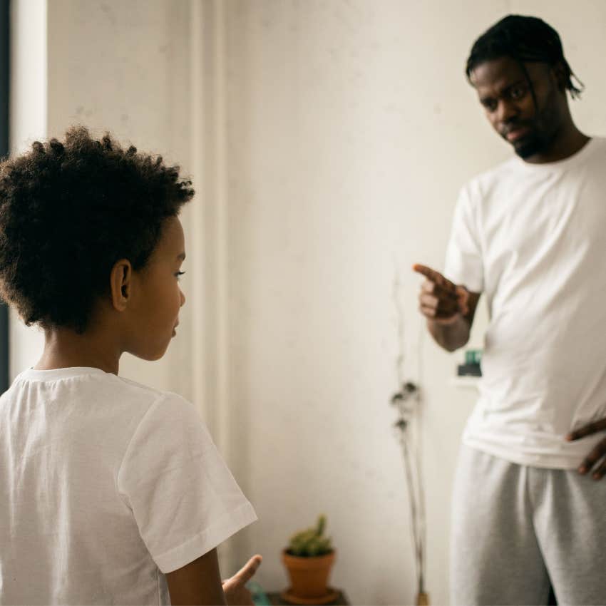 Dad telling his son you'll always need me 