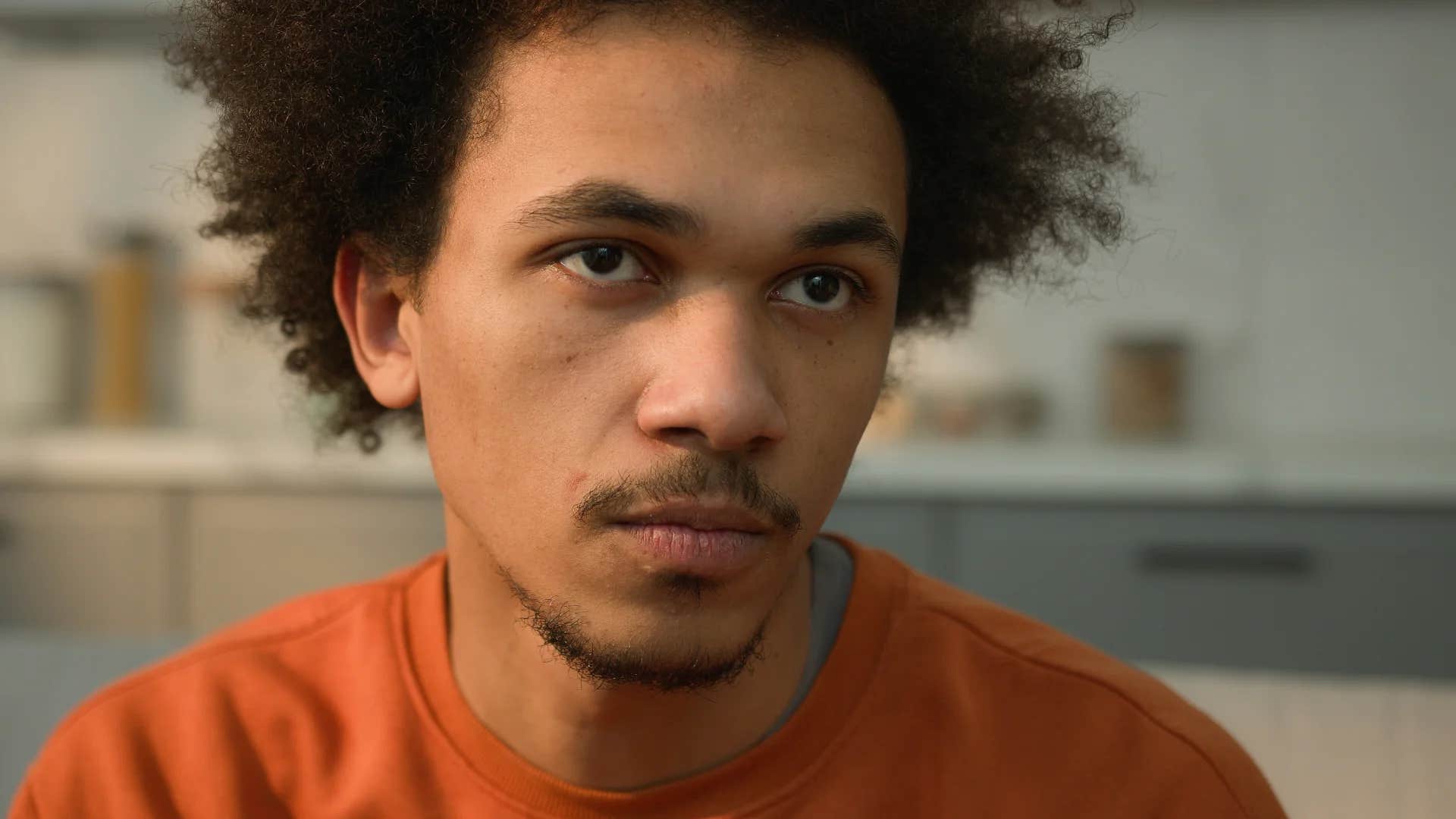 young man struggling to set goals feeling stressed