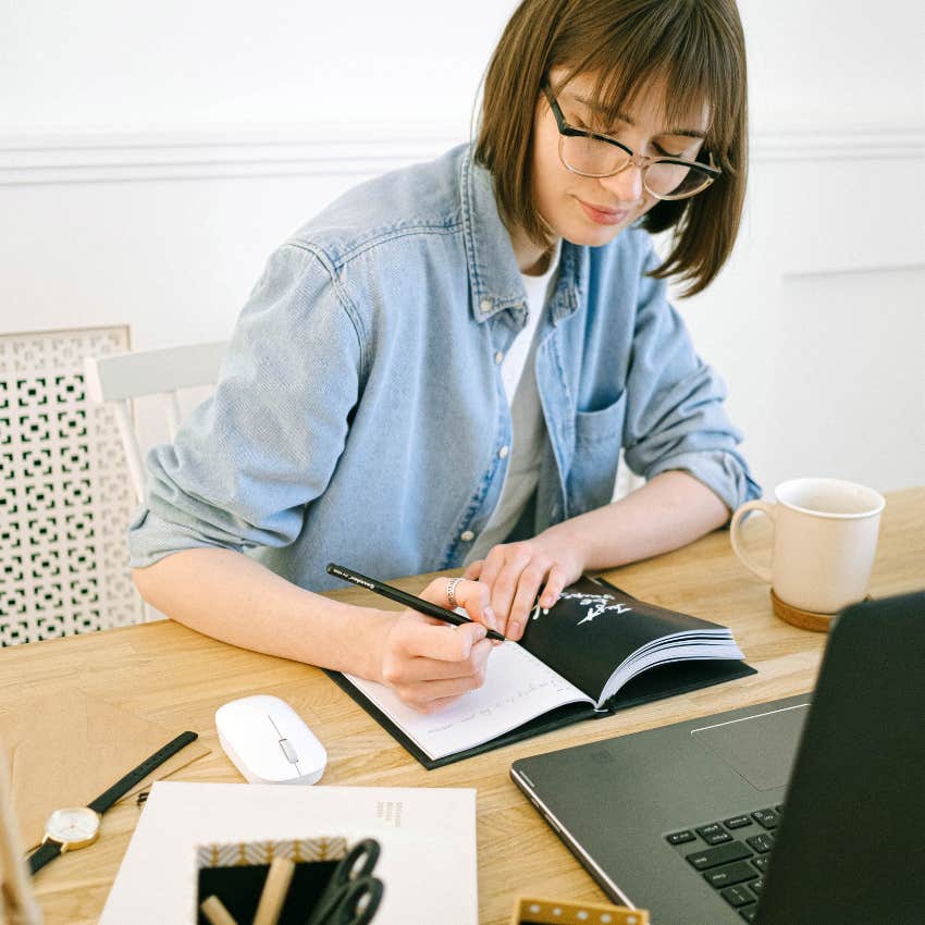 woman spending too much time planning
