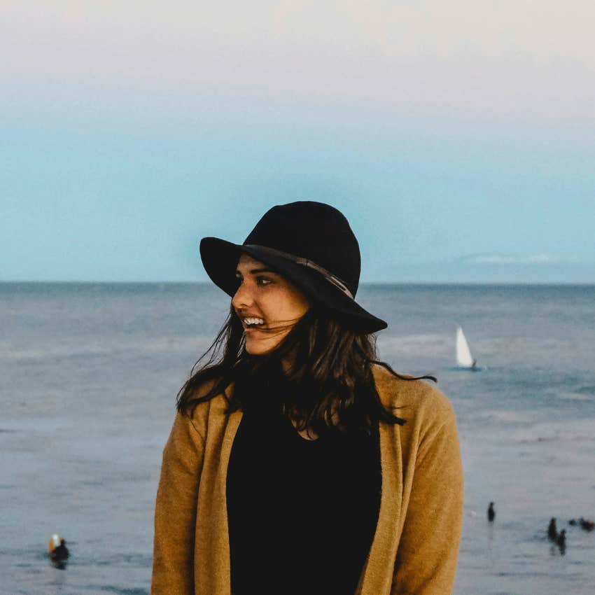 emotionally sophisticated woman being compassionate with herself
