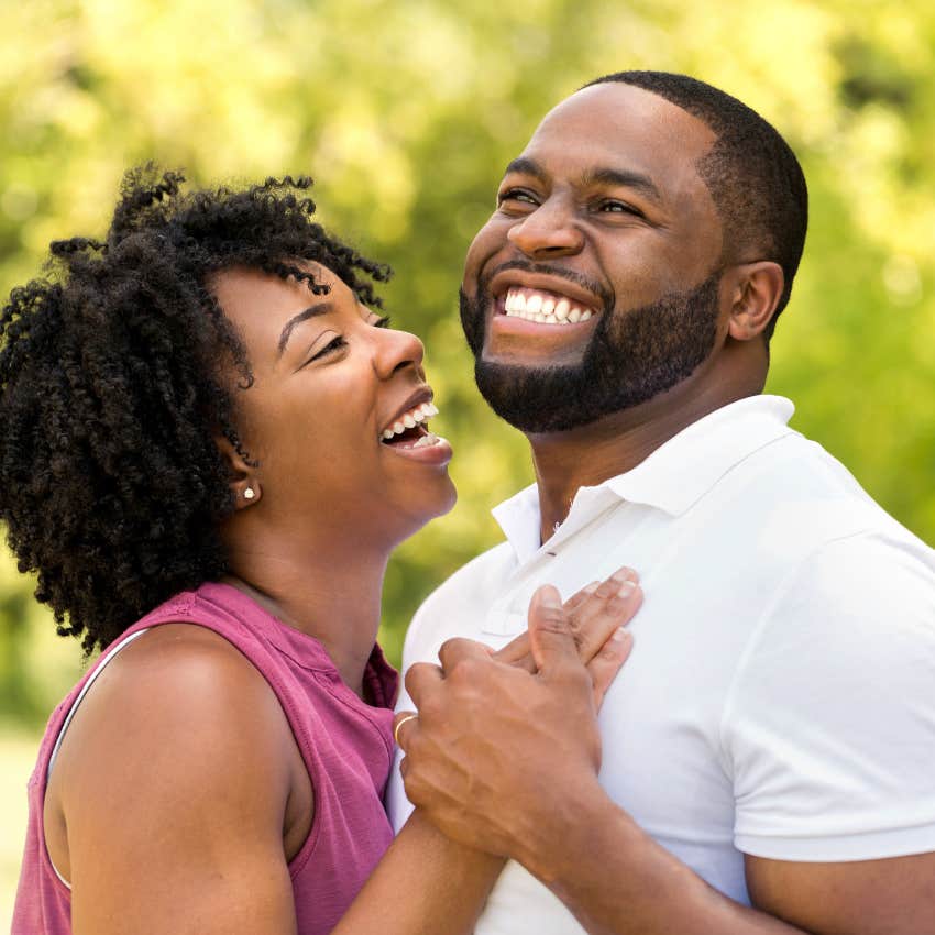 millennial couple who finds each other attractive