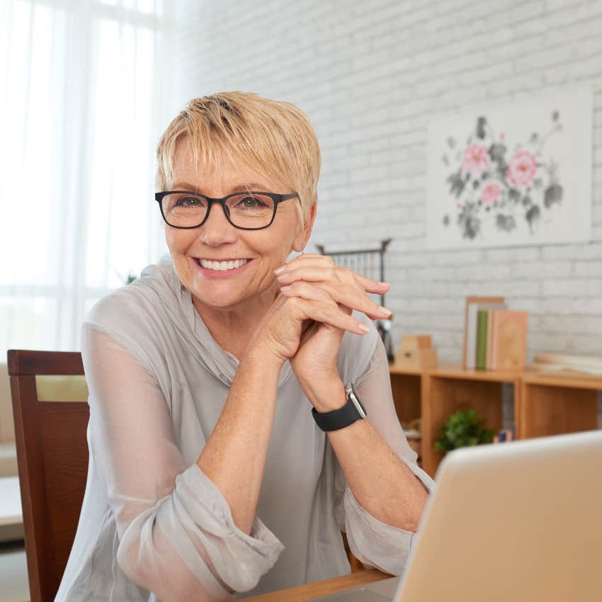 boomer woman who has a good work-life balance