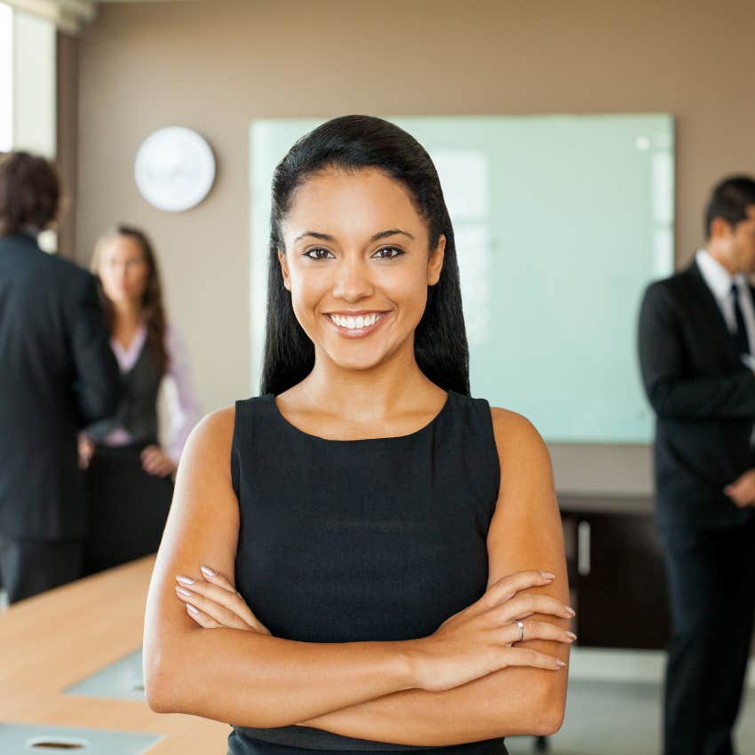 millennial woman with good work-life balance