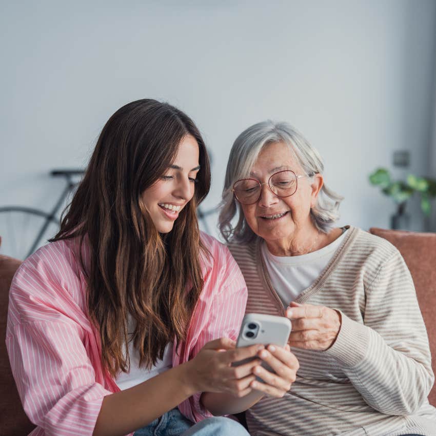 boomer woman treating a younger woman with respect