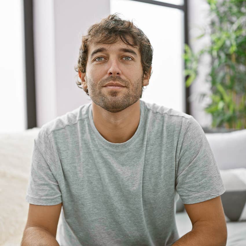confident man meeting disrespect with silence