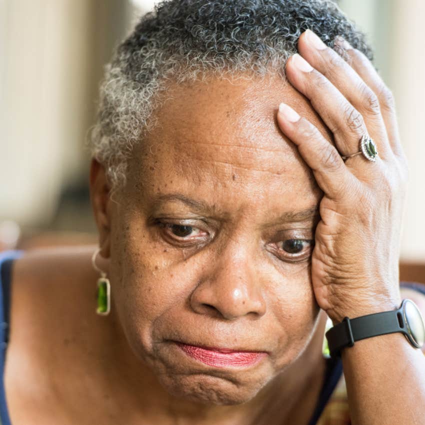 sad woman who believes she has to earn everything