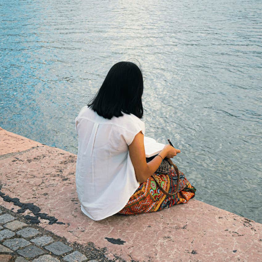 introvert spending time alone and beating herself up for it 