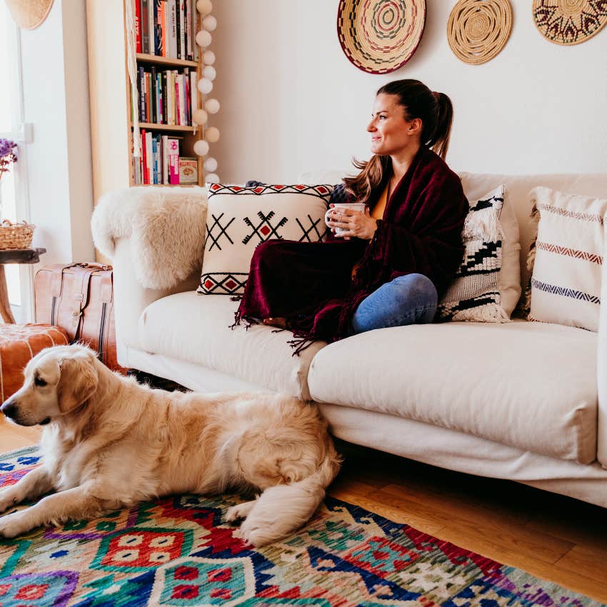 intuitive woman who likes being alone