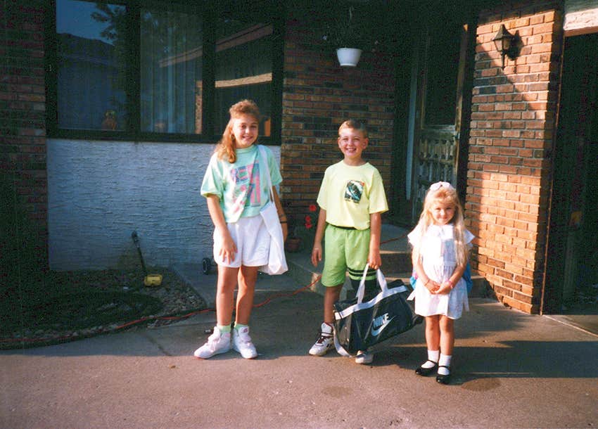 kids showed up to friends' houses without planning it first