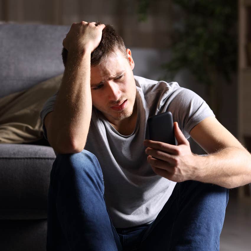 man is exposed to bad news every single day