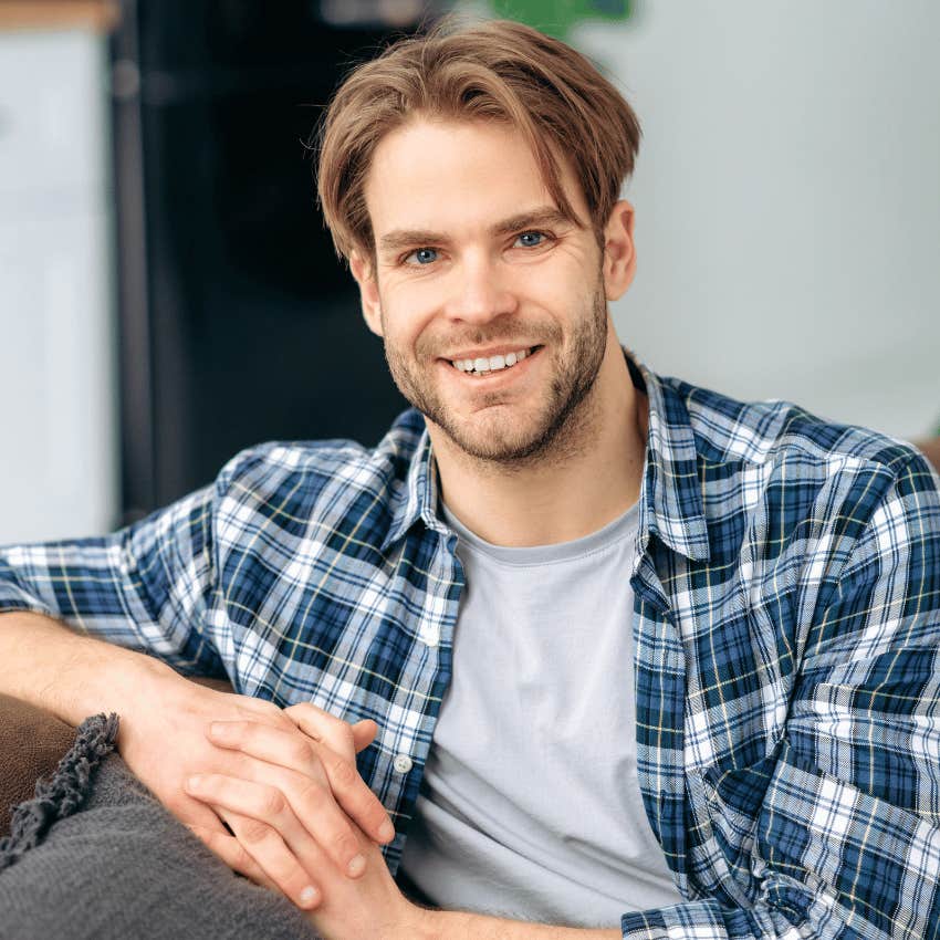 mature man with a strong voice