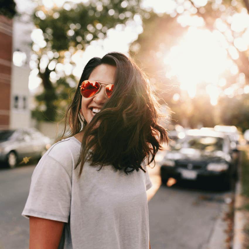 mentally appealing woman being independent