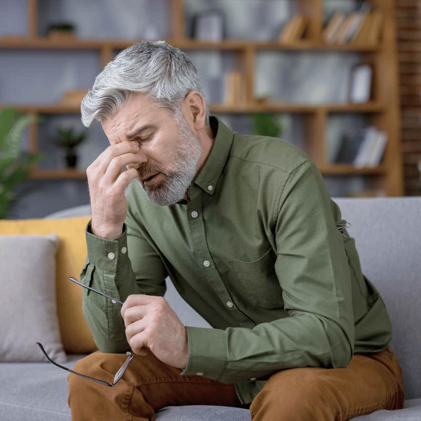 mentally fragile man struggling with being judgmental