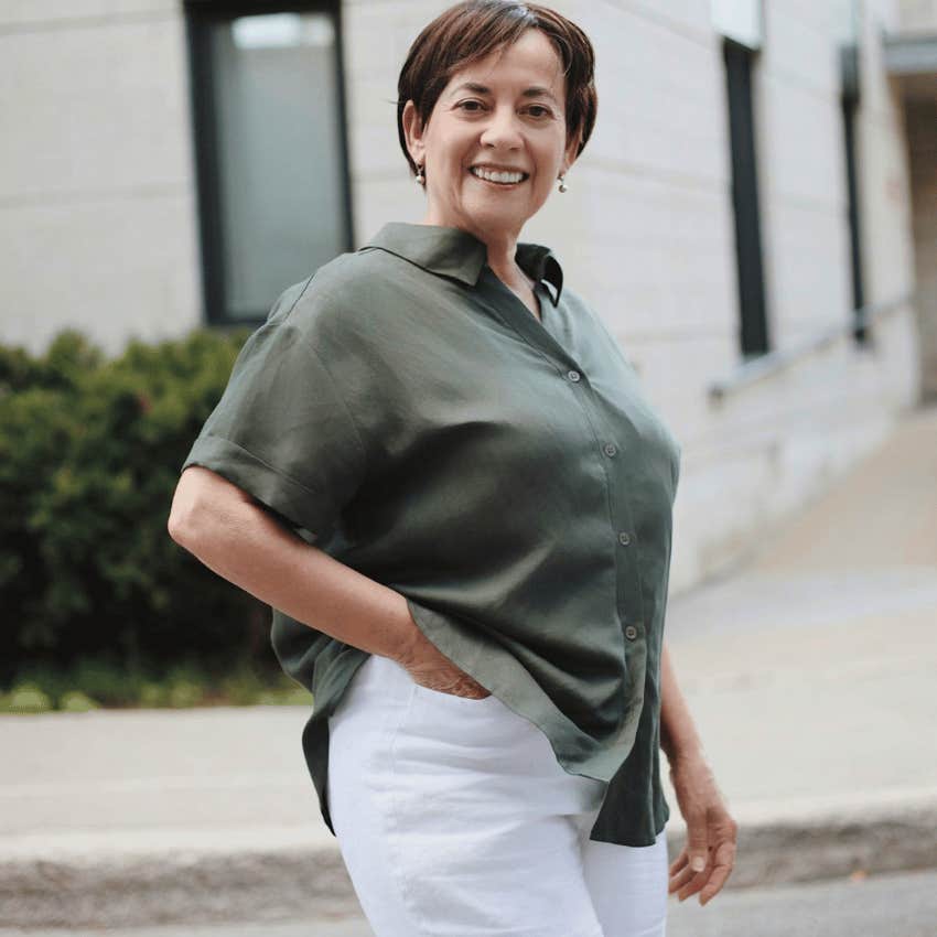 middle age woman ready for a micro-retirement