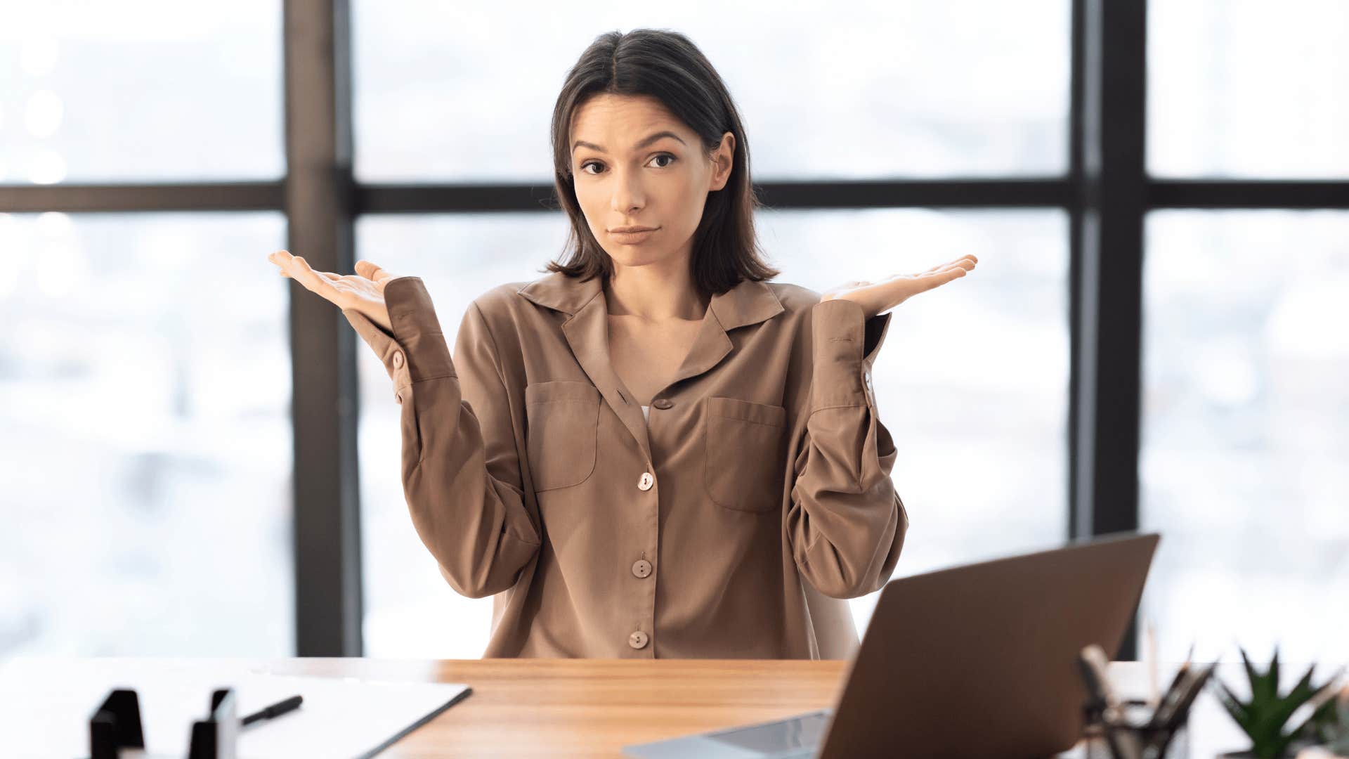 morally and ethically weak woman saying I don't make the rules