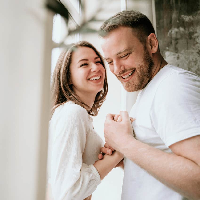 patient couple in a happy marriage