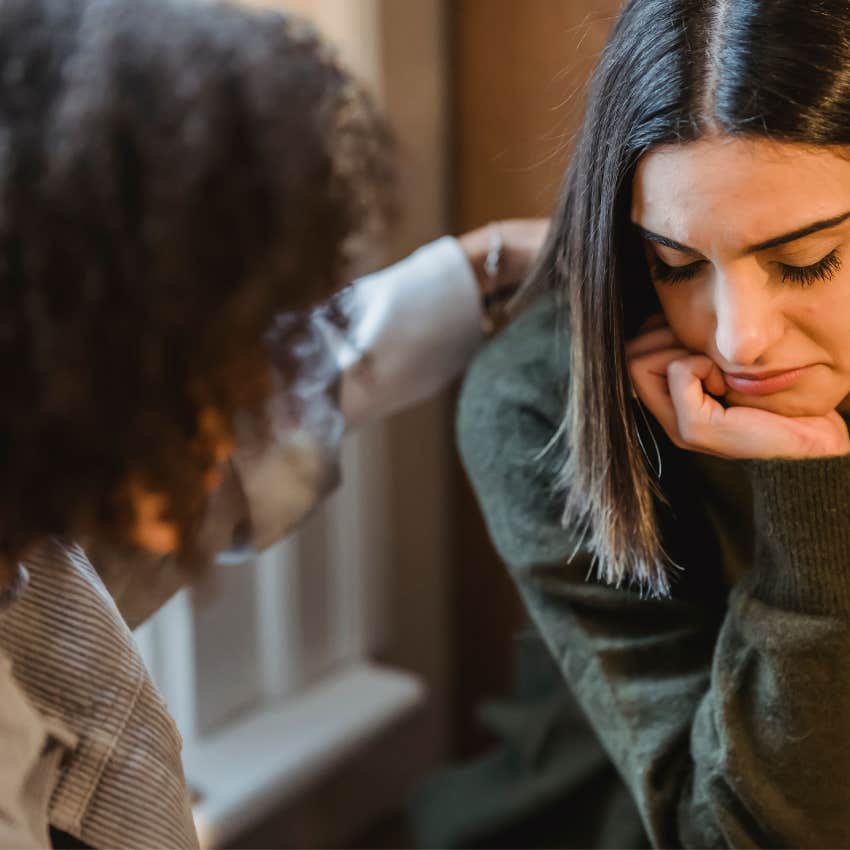 Woman apologizing sincerely after a mistake while demonstrating accountability and personal growth