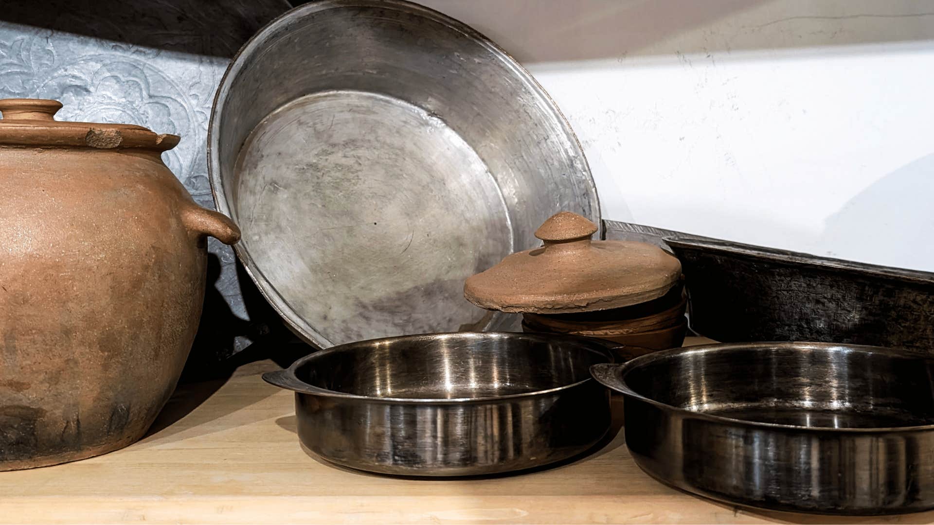 old pots and pans still being used