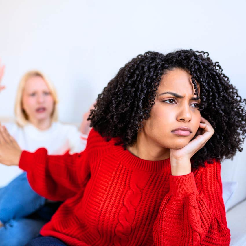 Woman holding onto relationships that she's outgrown.
