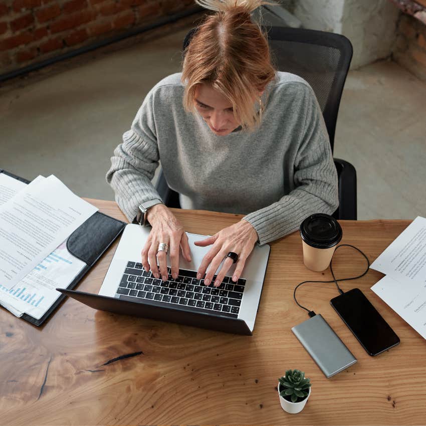 woman who feels like no one sees her work