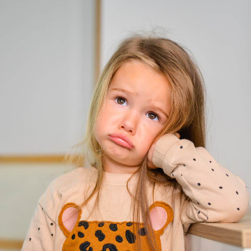 little girl with no reason to be upset