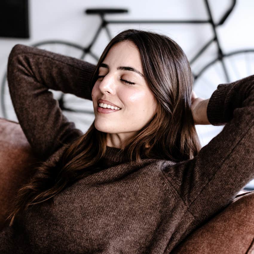 Delusional woman saying everything works out for me