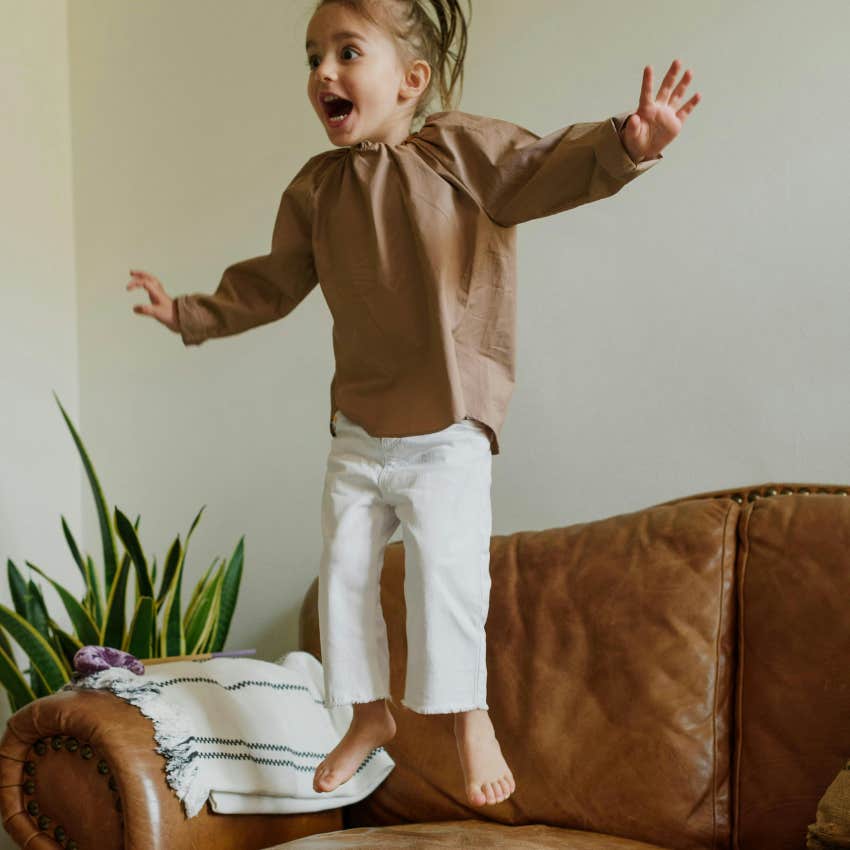little girl who constantly feels embarrassed because she was taught there's something wrong with her