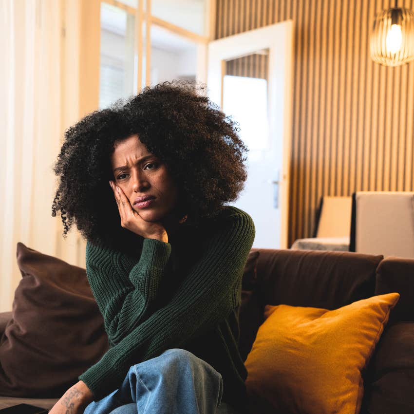 Woman who knows that rejection doesn't spiral out of control. 