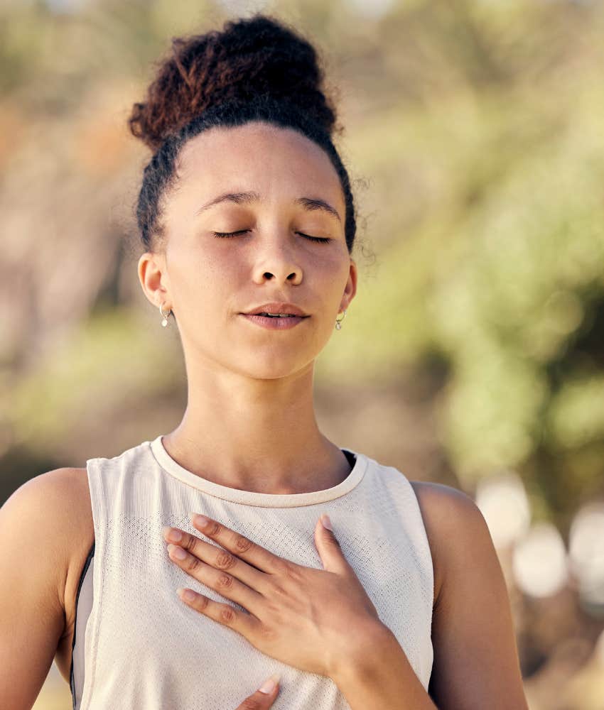 Woman who had everything and still felt sad works on her emotional healing