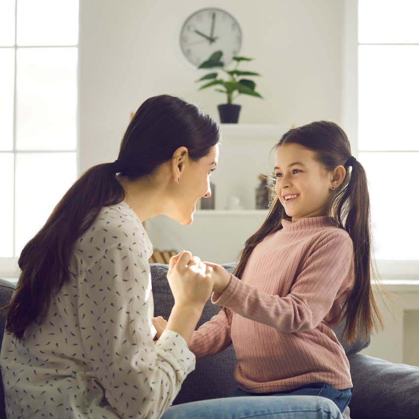 mom who encourages her daughter to be independent instead of just obedient