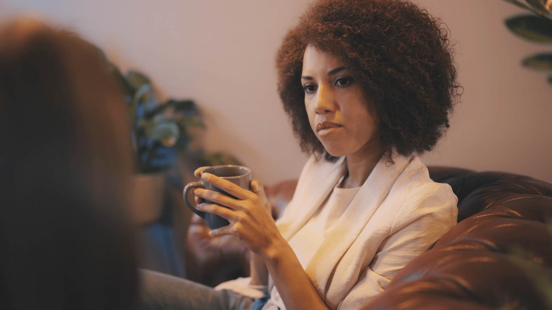 Woman who doesn't care what you think saying she was wrong