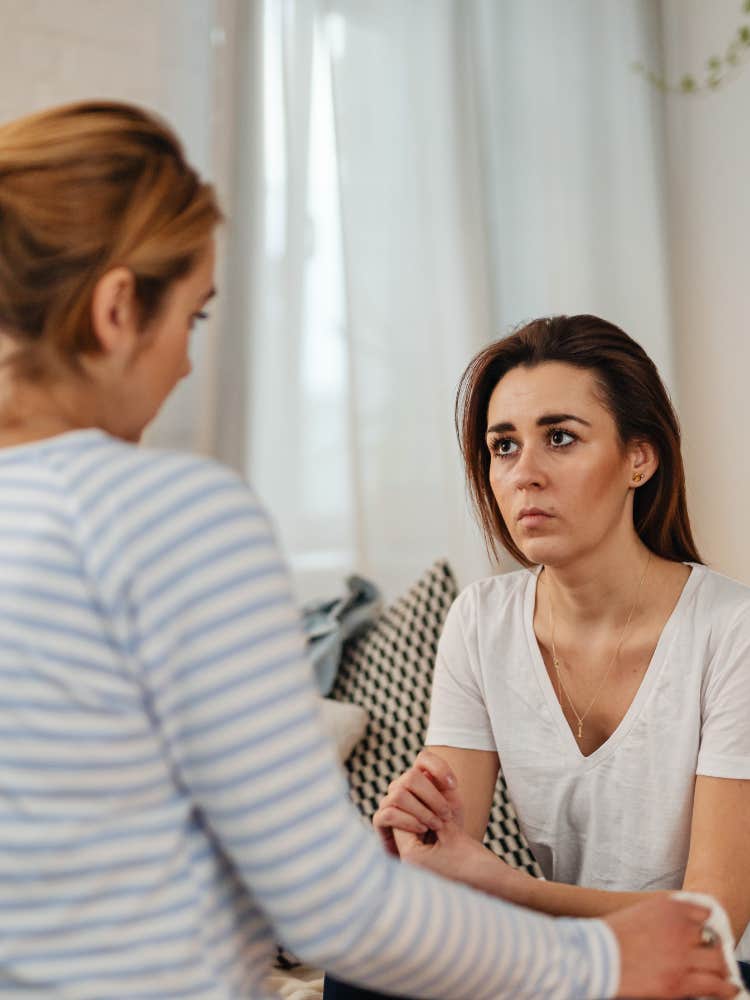 person not interrupting because they learned the lesson that listening is just as important as talking