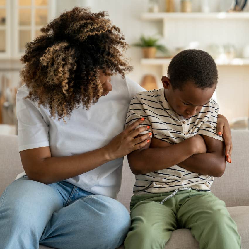 boy learning that being easy to deal with keeps him safe