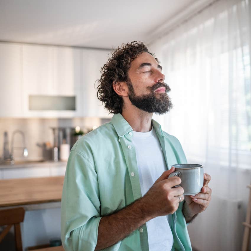 man saying i'm going to be okay at home alone