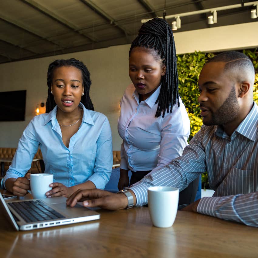 entitled woman who thinks she better than her coworkers