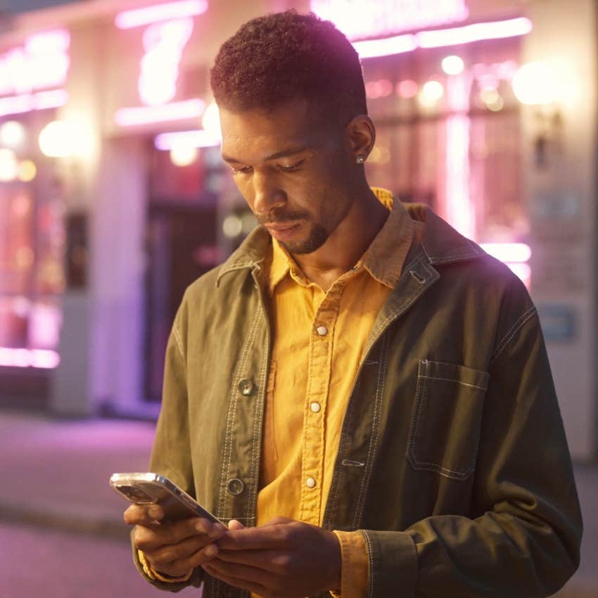 clingy man asking to be kept updated in texts