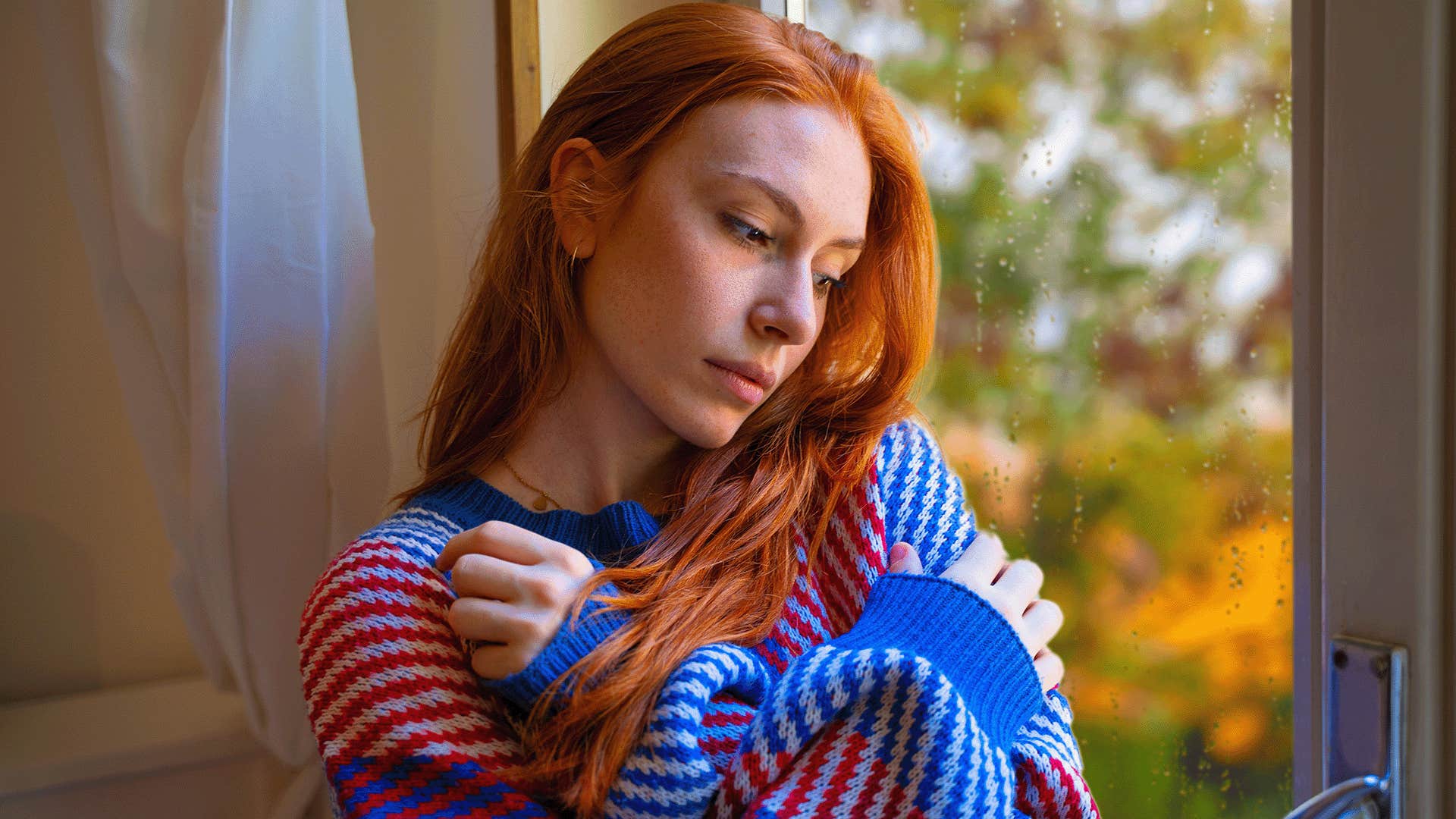 mentally and emotionally numb woman says 'It doesn't matter to me'