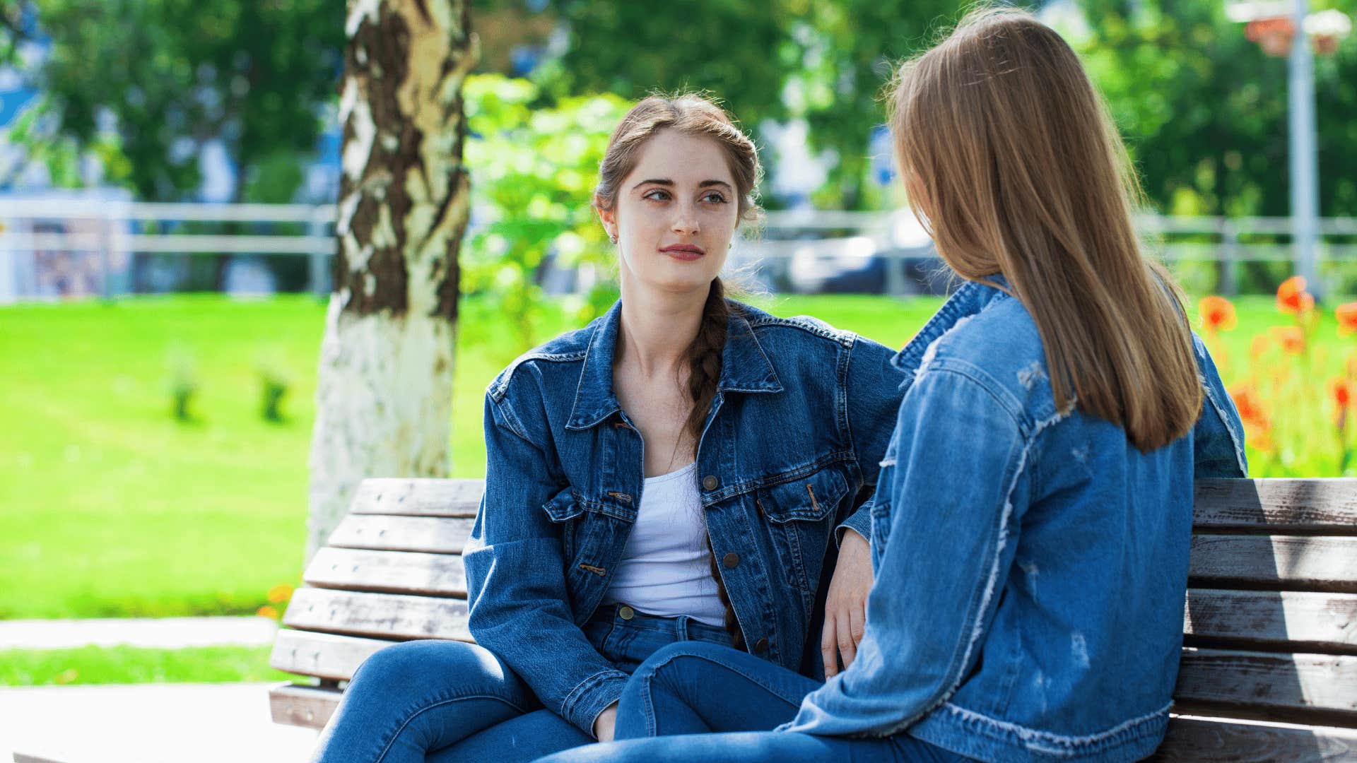 genuine woman speaking with friend being honest with her