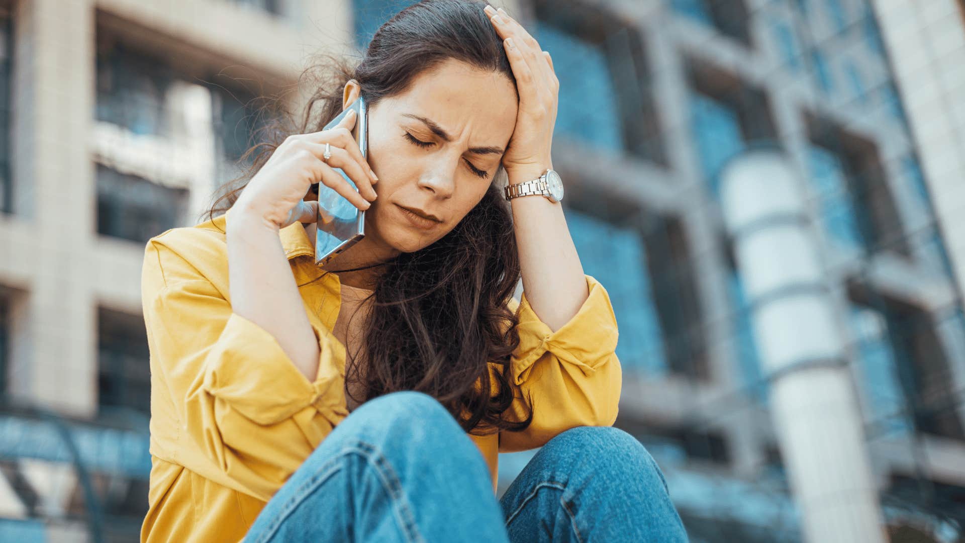 woman who needs to rehearse phone calls