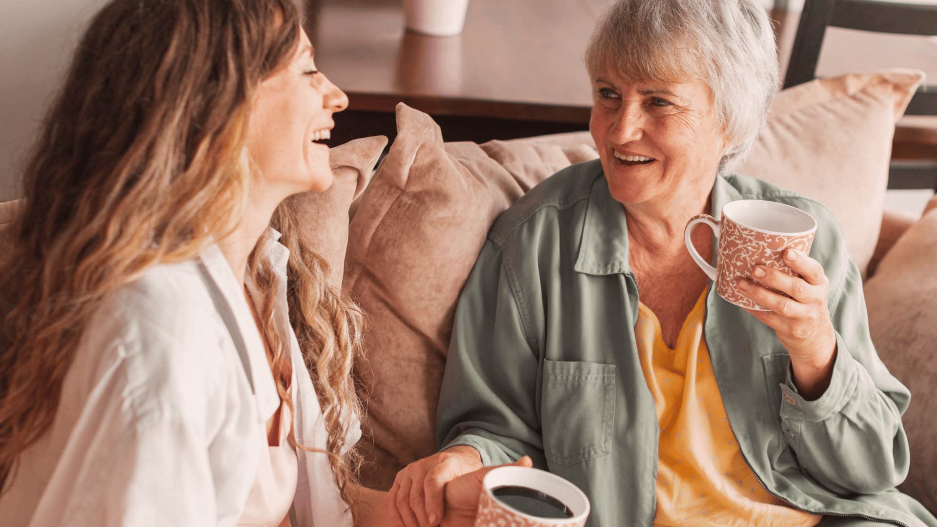 woman getting support from other people instead of her husband