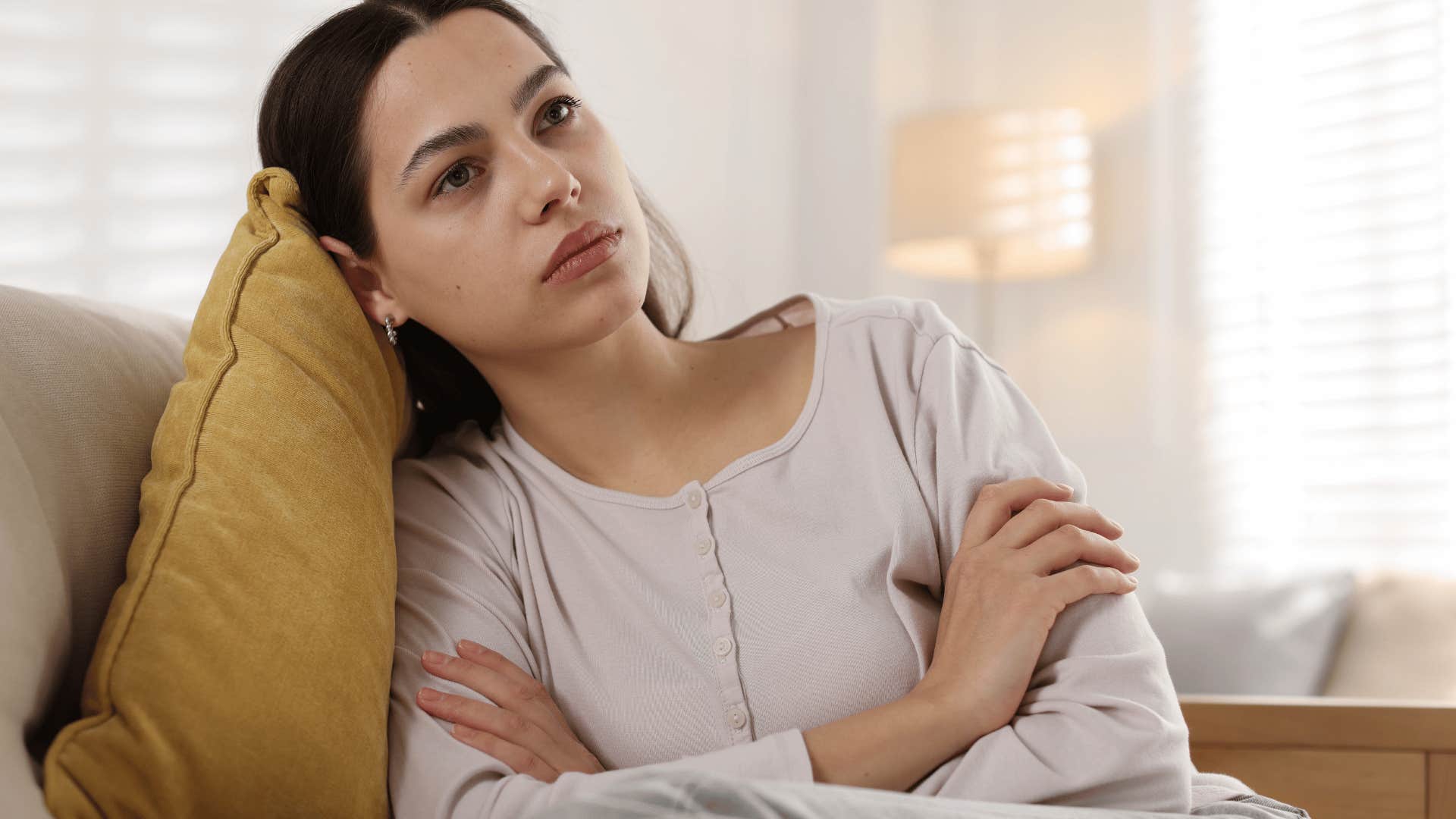 woman playing dumb when she feels tired