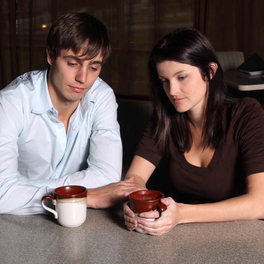 women disappointed by man who rarely follows through on promises
