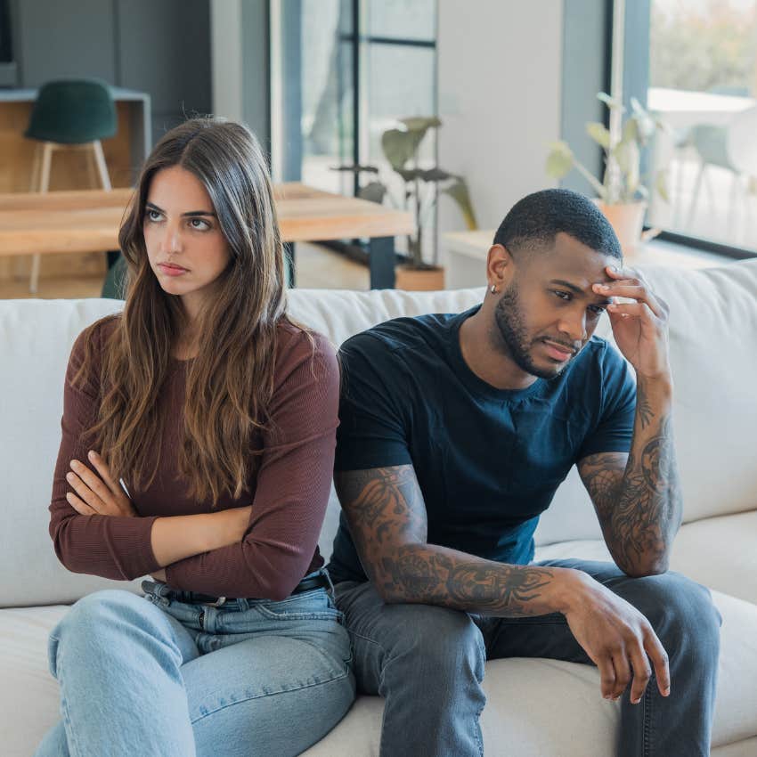 woman disappointed by man not becoming the person she hoped he would