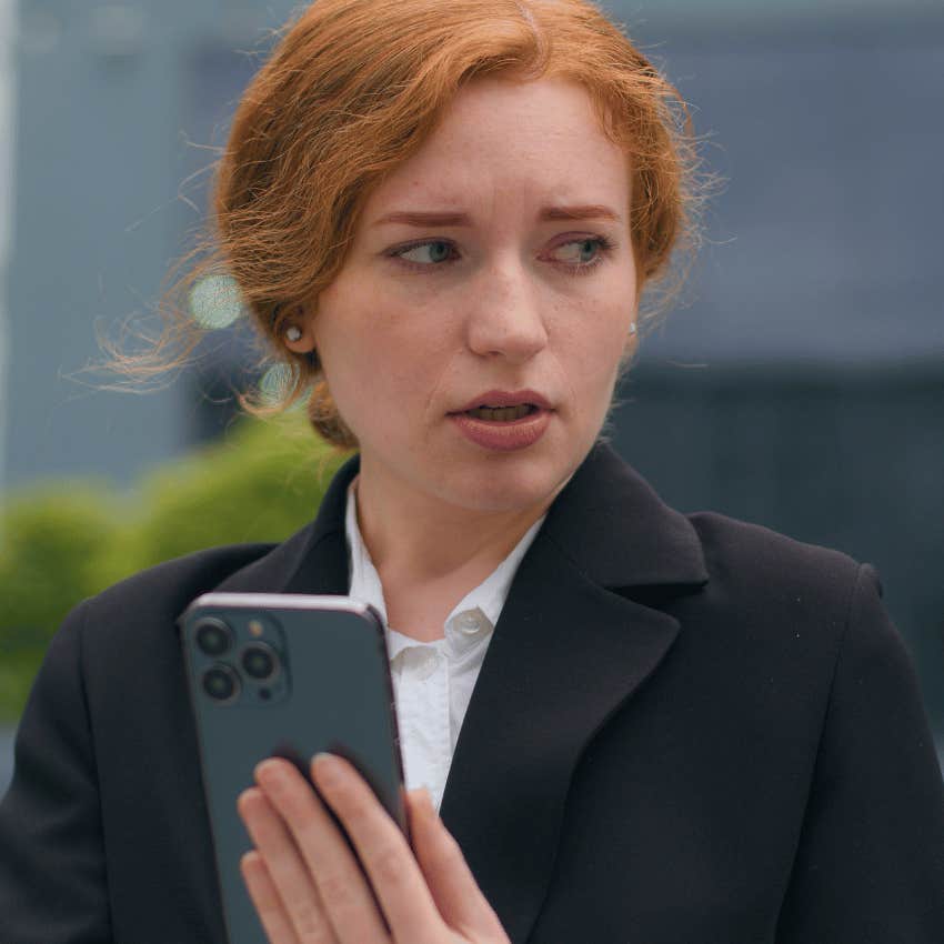 stressed professional woman